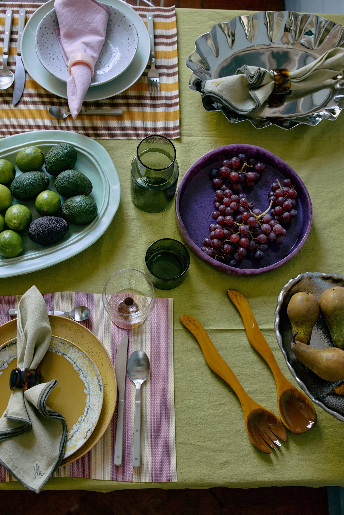 Couverts à salade – Ochre