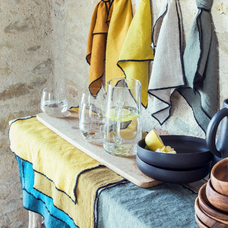 Set de table en lin enduit