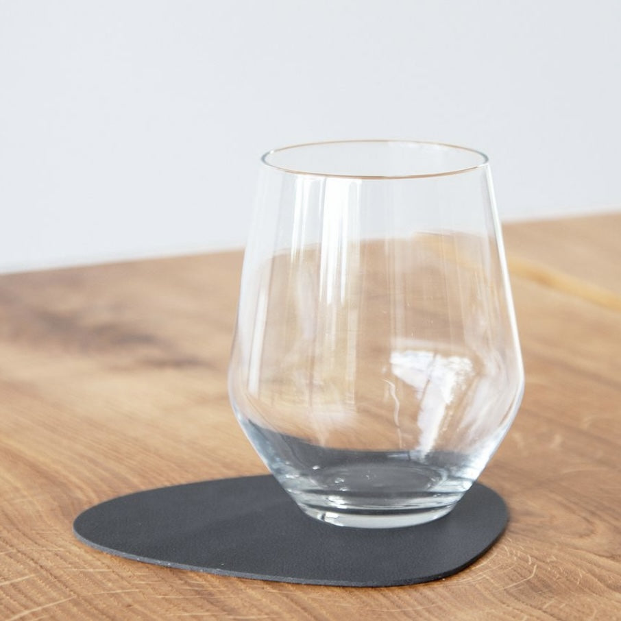 Sous verre en cuir recyclé