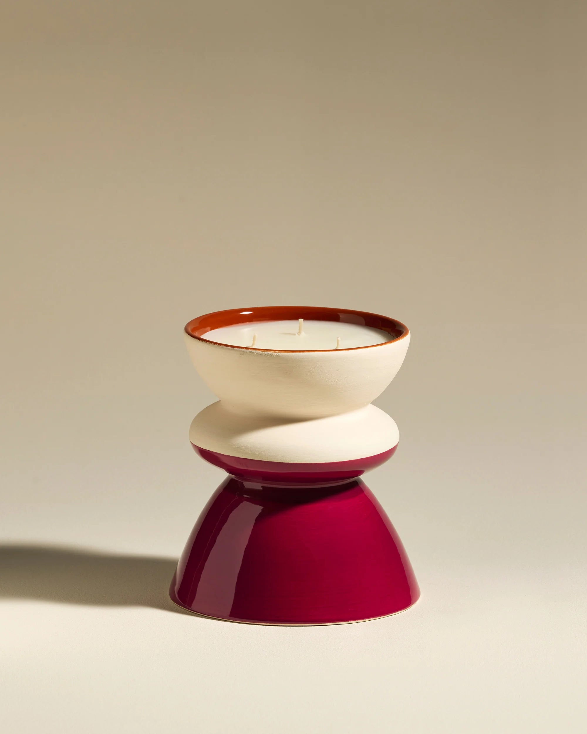 Bougie Tamtam Carmin – 3 mèches – Maison Sarah Lavoine