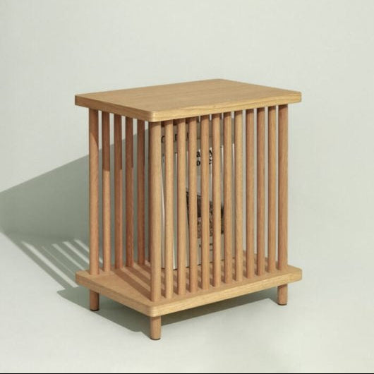 Table d'appoint en chêne naturel