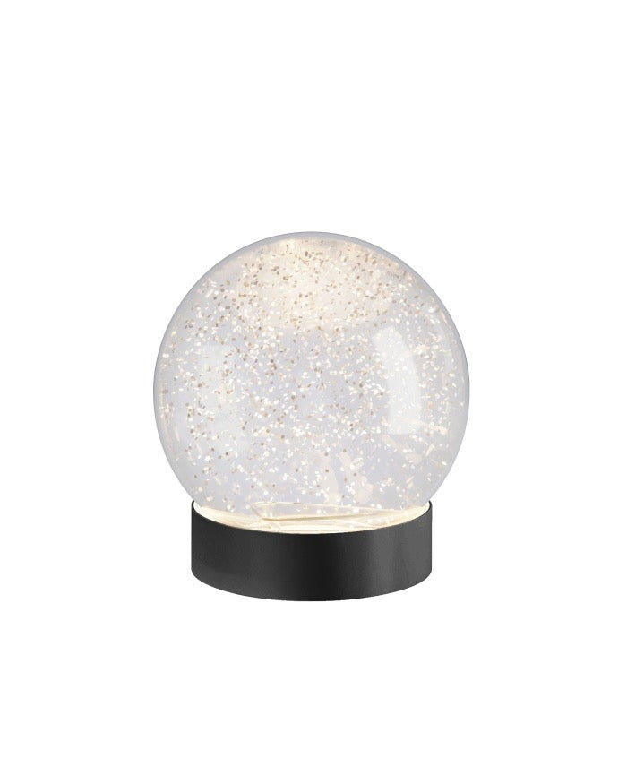 Lampe décorative GLAMOR BAUBLE Noire - 13cm