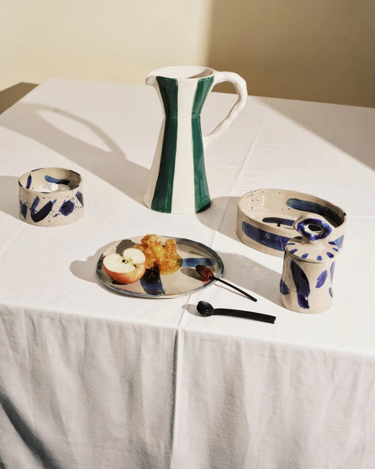 Plat de service oval collection Sophia