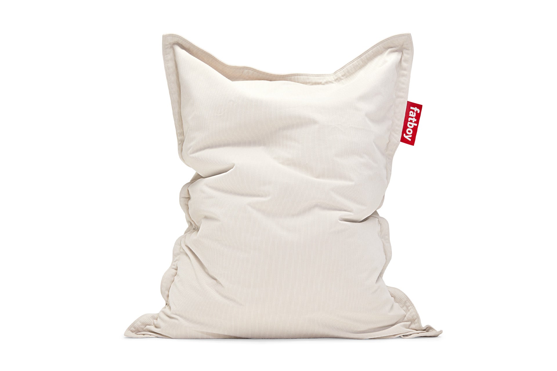 Pouf Slim cord cream