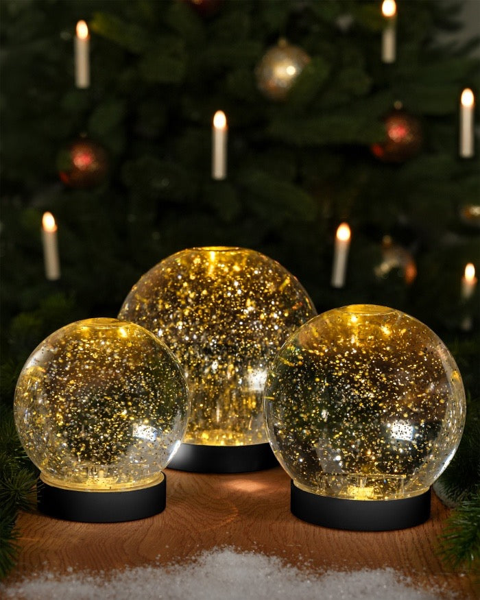Lampe décorative GLAMOR BAUBLE Noire - 15cm