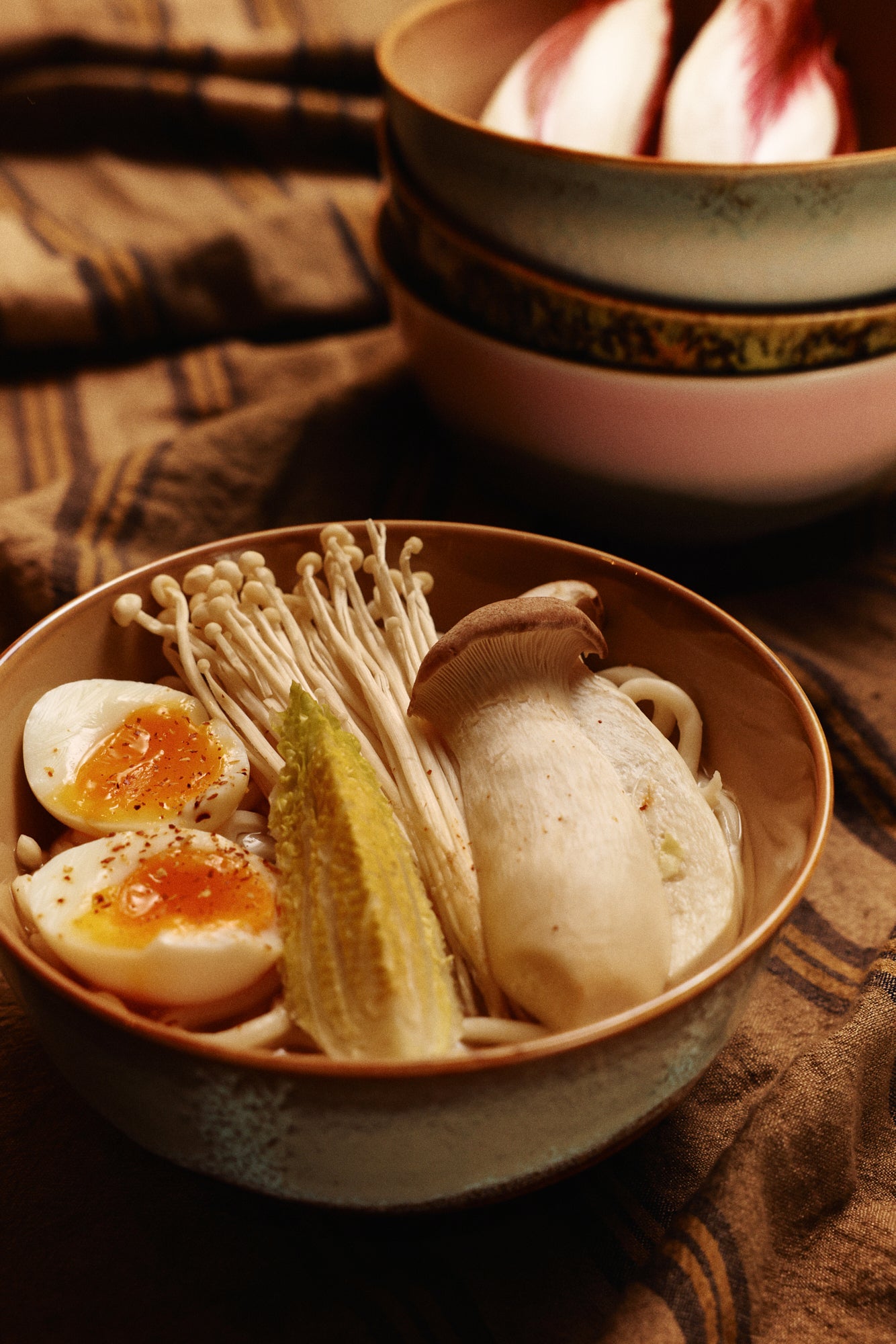 70s ceramics: ramen bowls: set 2