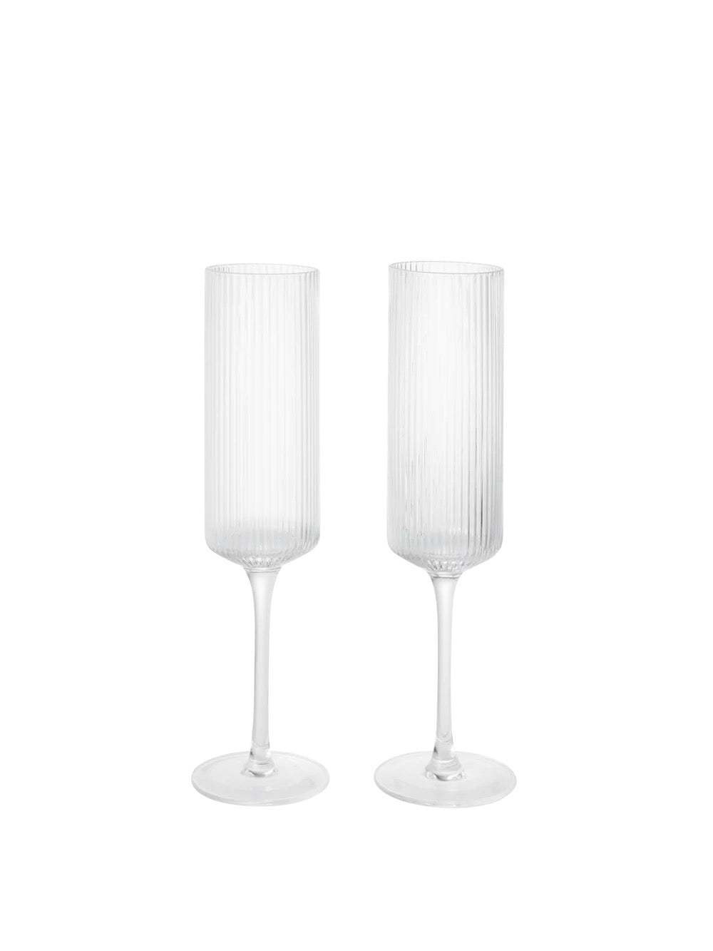 Flûtes à champagne Ripple – Set de 2