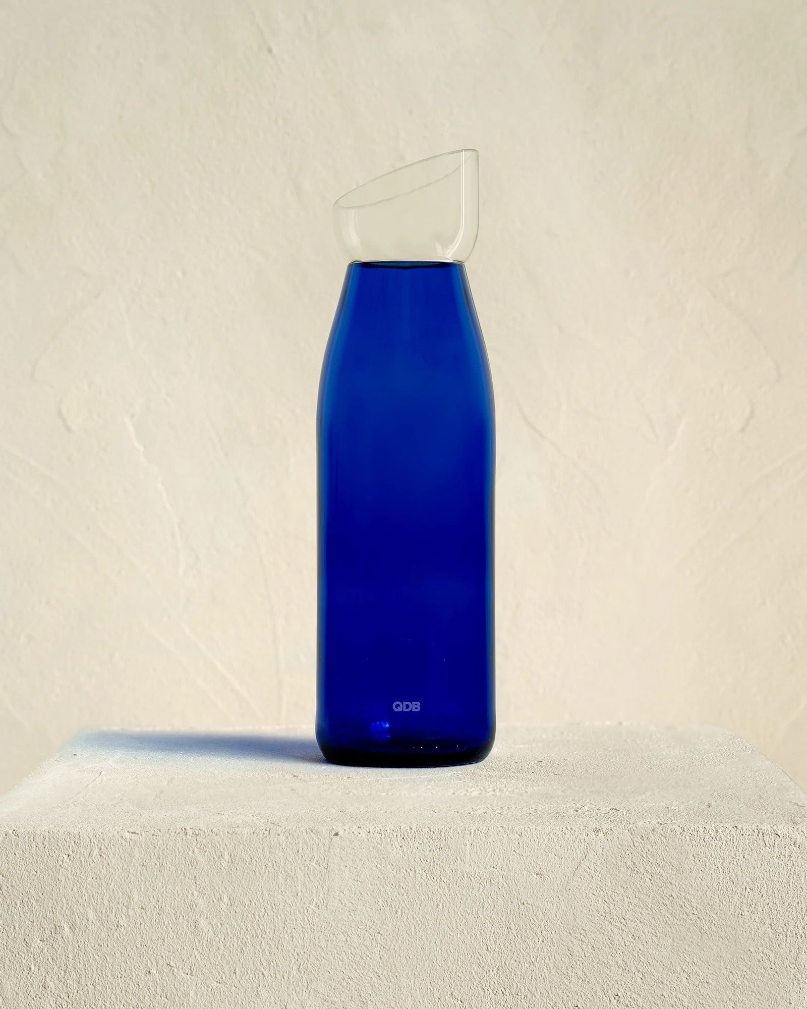Carafe Q de bouteilles - Blanc/Bleu - série limitée