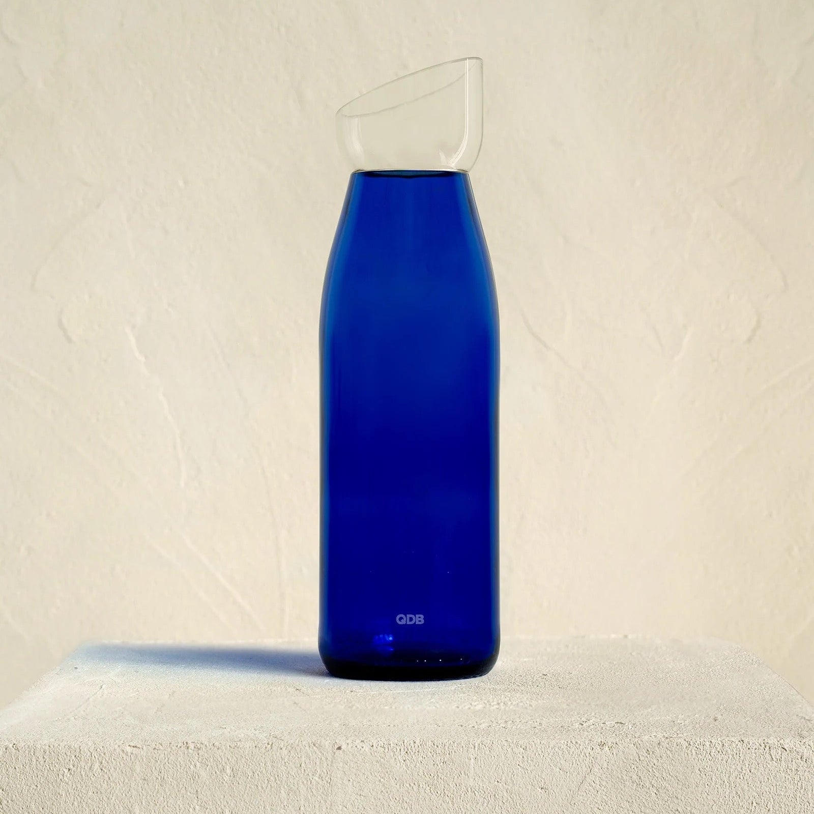Carafe Q de bouteilles - Blanc/Bleu - série limitée