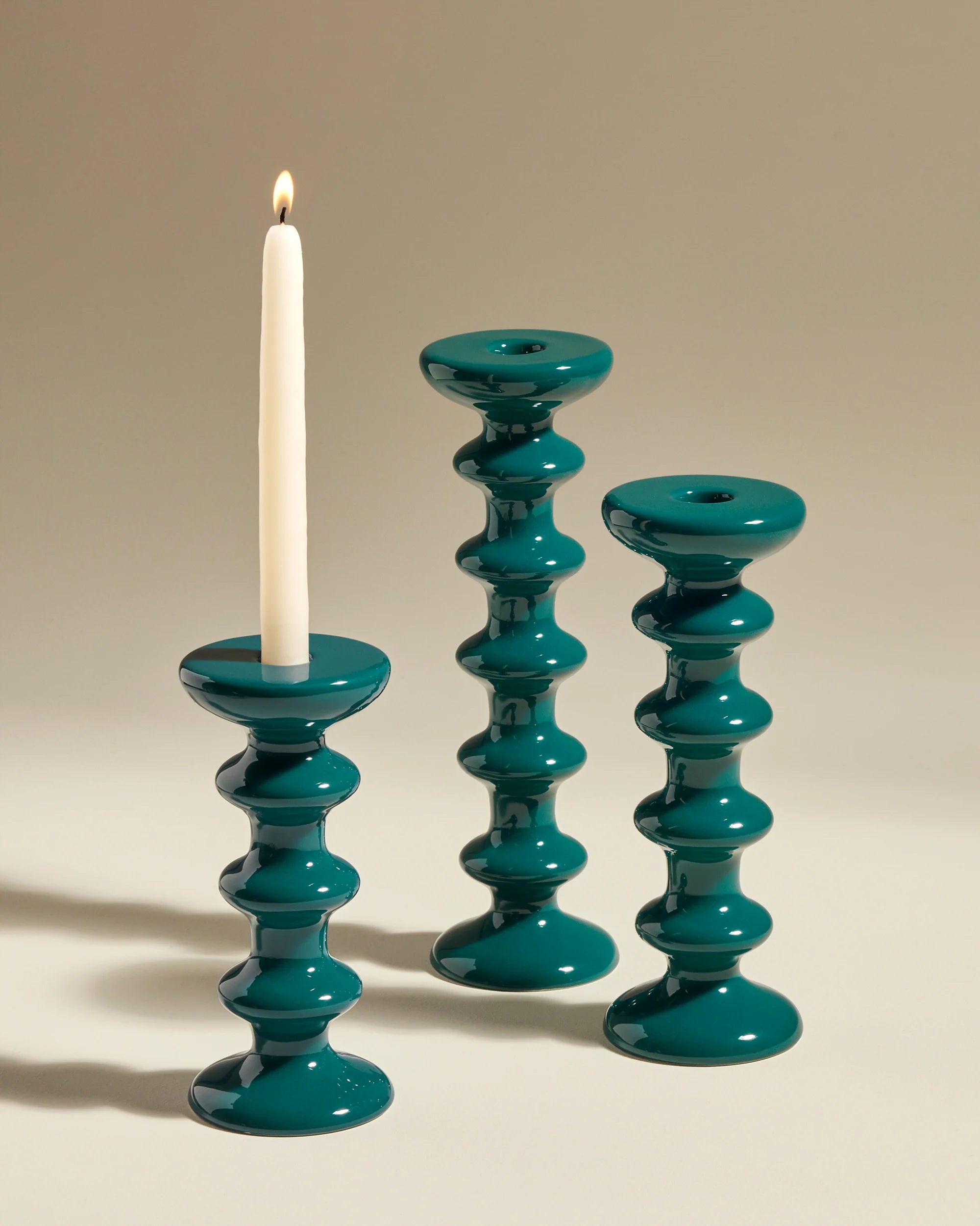 Bougeoir Slave Bleu Sarah – H30 cm