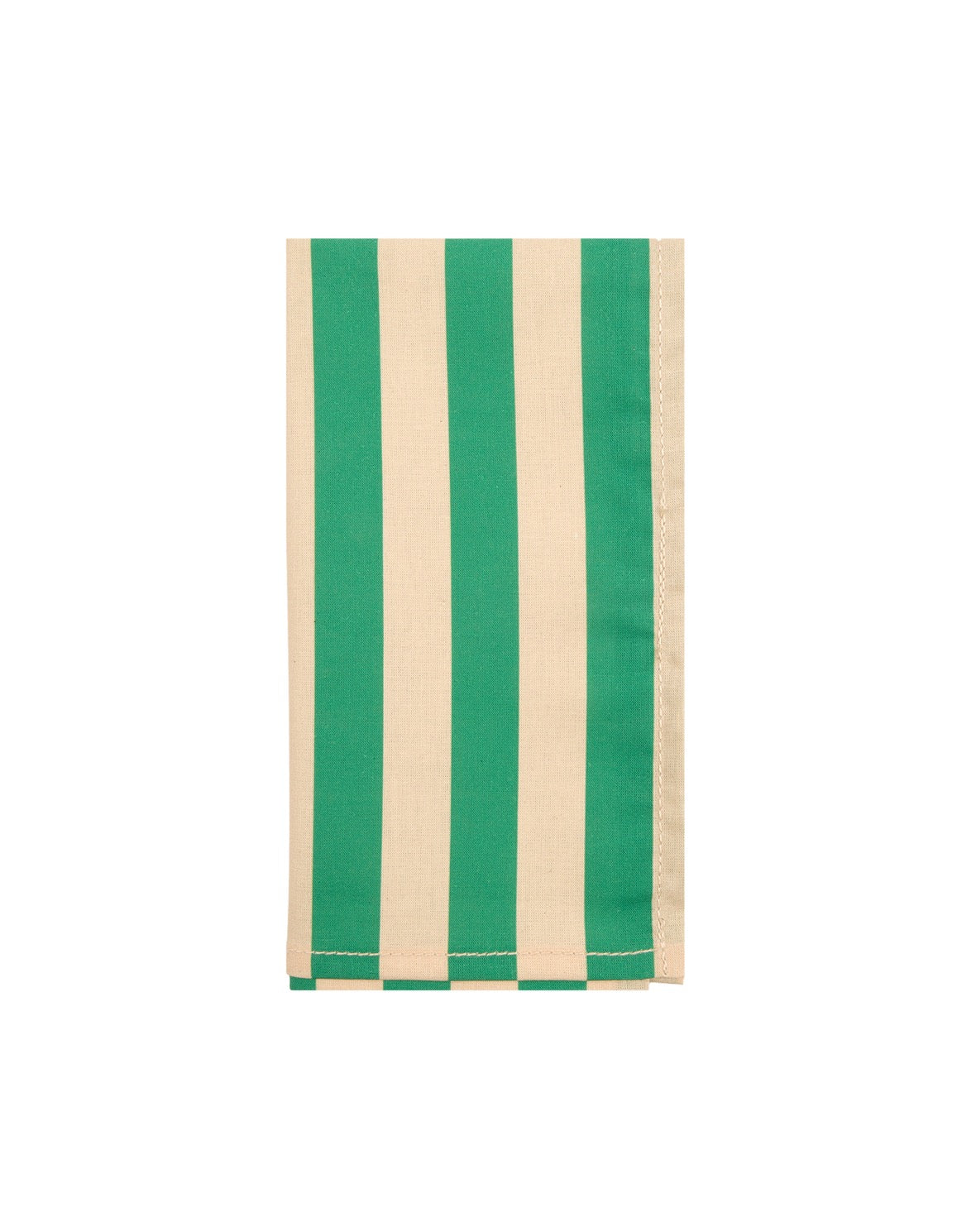 Set 2 serviettes de table green stripes