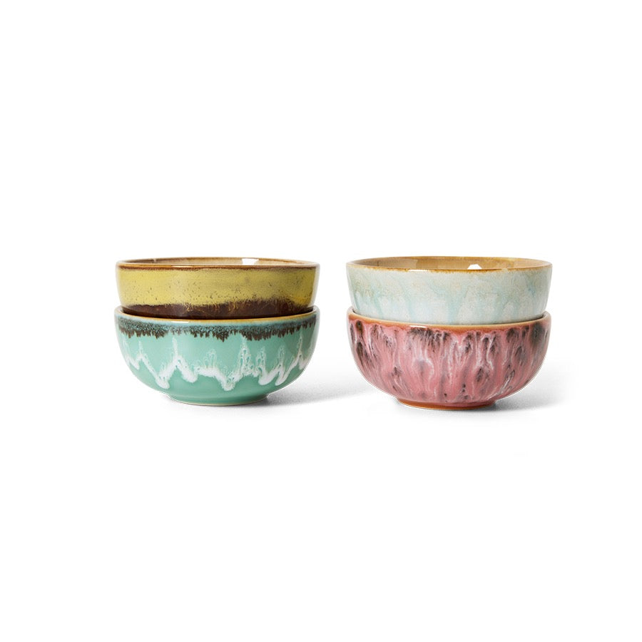 Bols XS 70s Ceramics – Set de 4