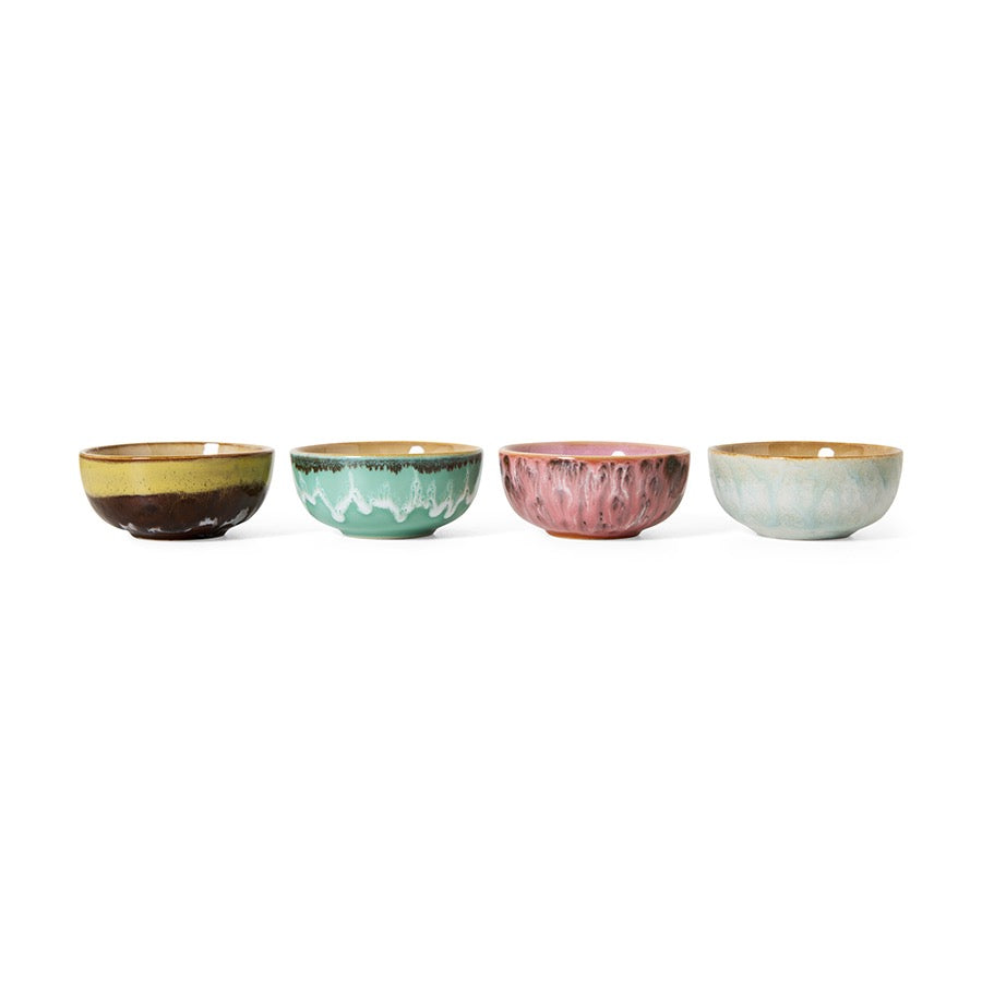 Bols XS 70s Ceramics – Set de 4