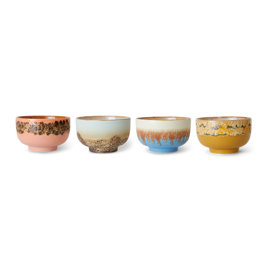 70s ceramics: noodle bowls