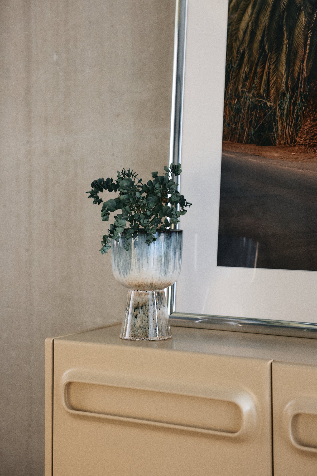 Pot Fleur "Retro" – Glacier