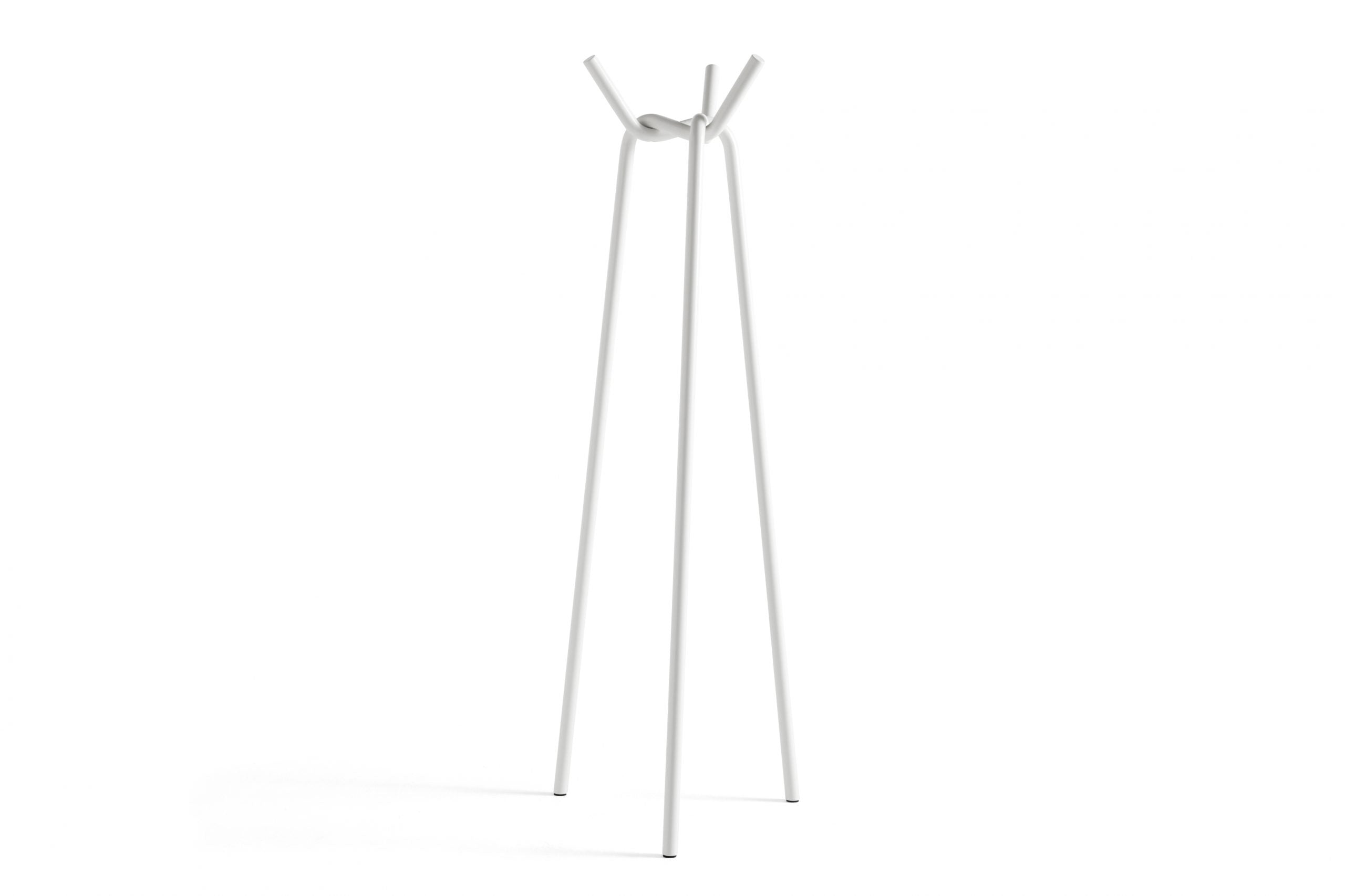 Porte Manteau acier blanc