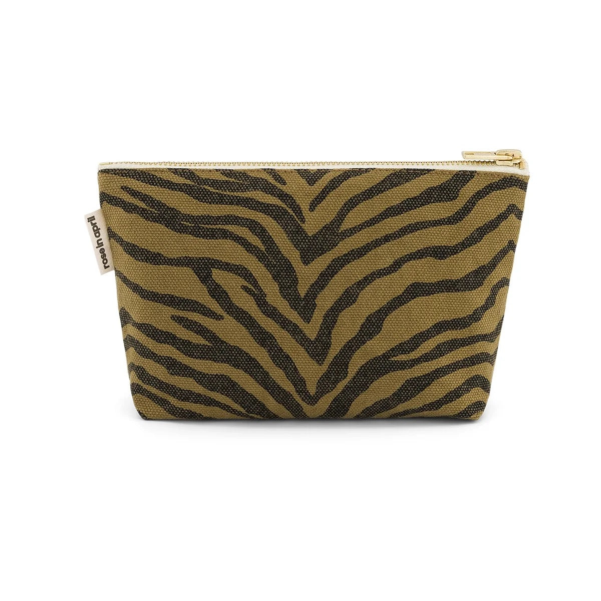 Trousse Sofia – Zèbre Olive