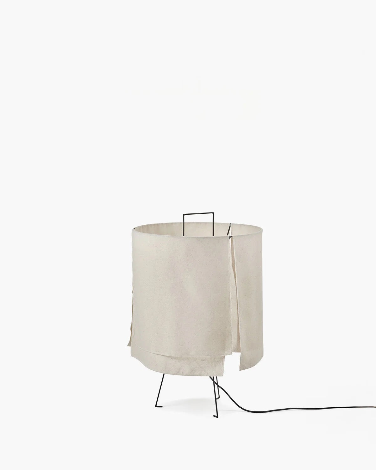 Lampe Nomad en acier et en toile