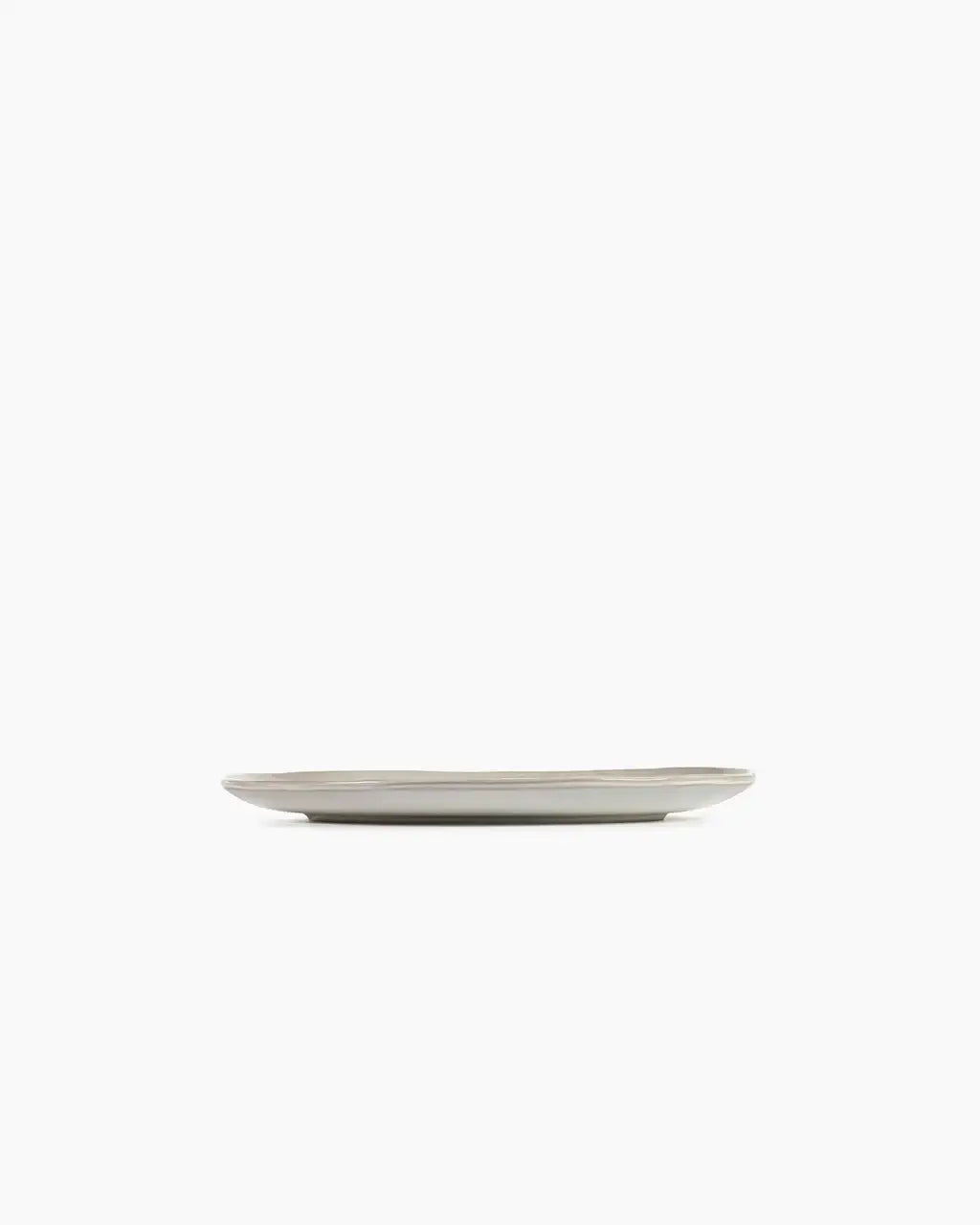 Assiette plate off white La mère