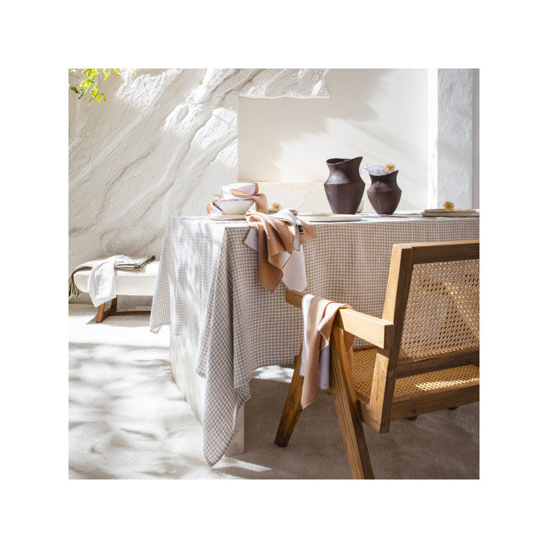Nappe "Corte" en lin et coton