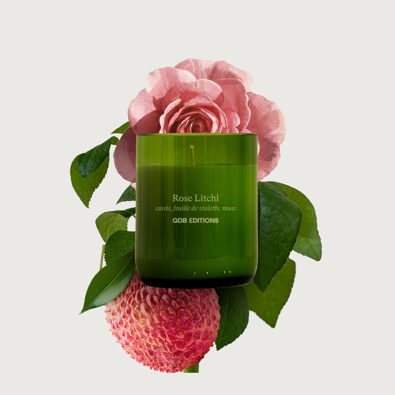 Bougie parfumée « Rose Litchi »
