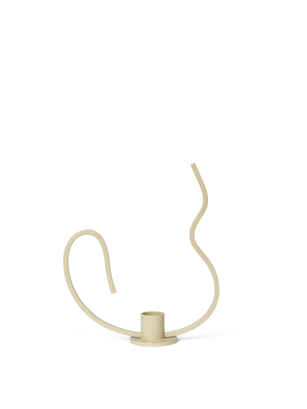 Valse Candle Holder - Low - Cashmere