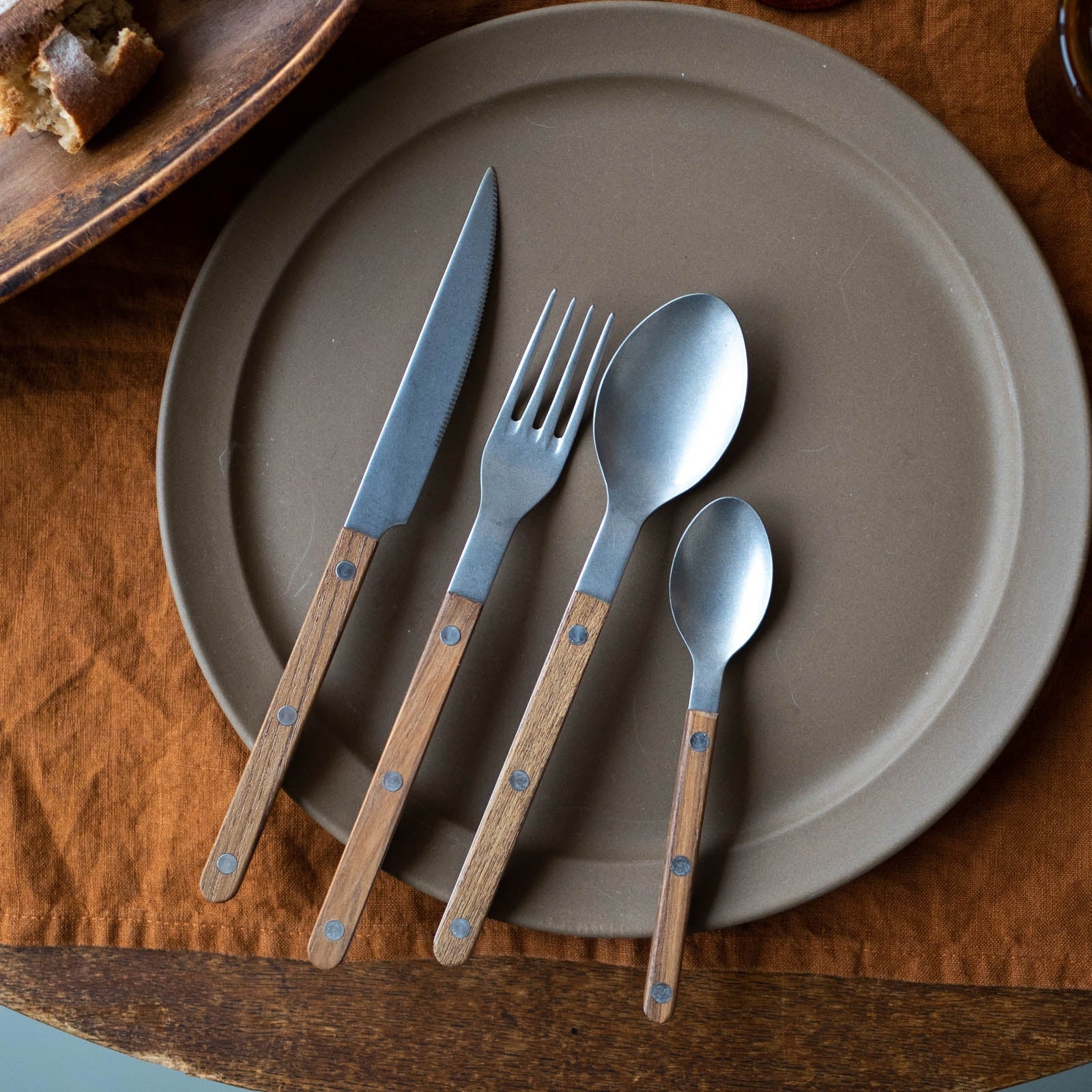 Set de 4 couverts Bistrot Vintage Teck – Sabre Paris