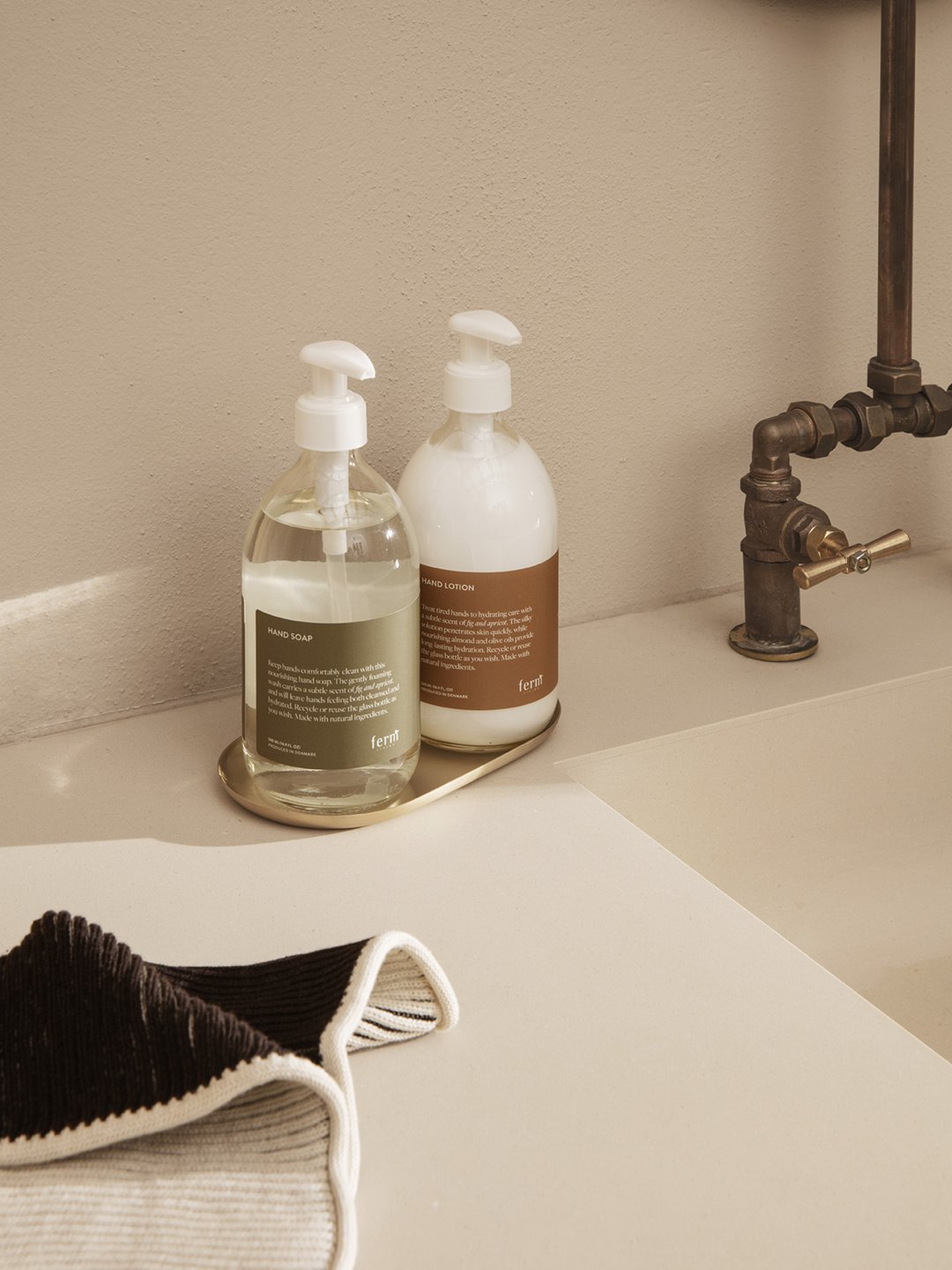 Vide poche ovale laiton