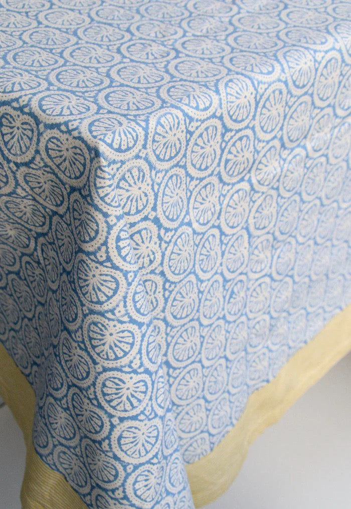 Nappe Seashell Blue 150x240cm