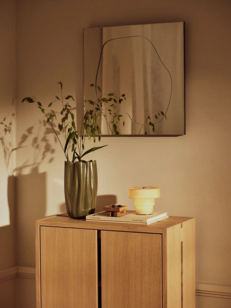 Vase Nium - vert sauge