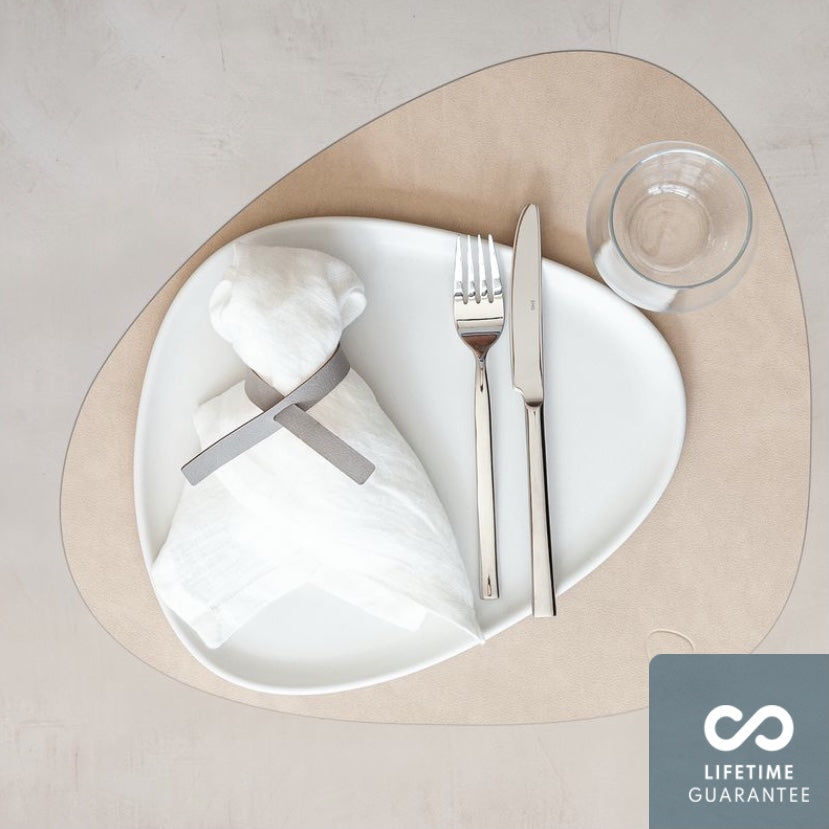 Set de table en cuir recyclé