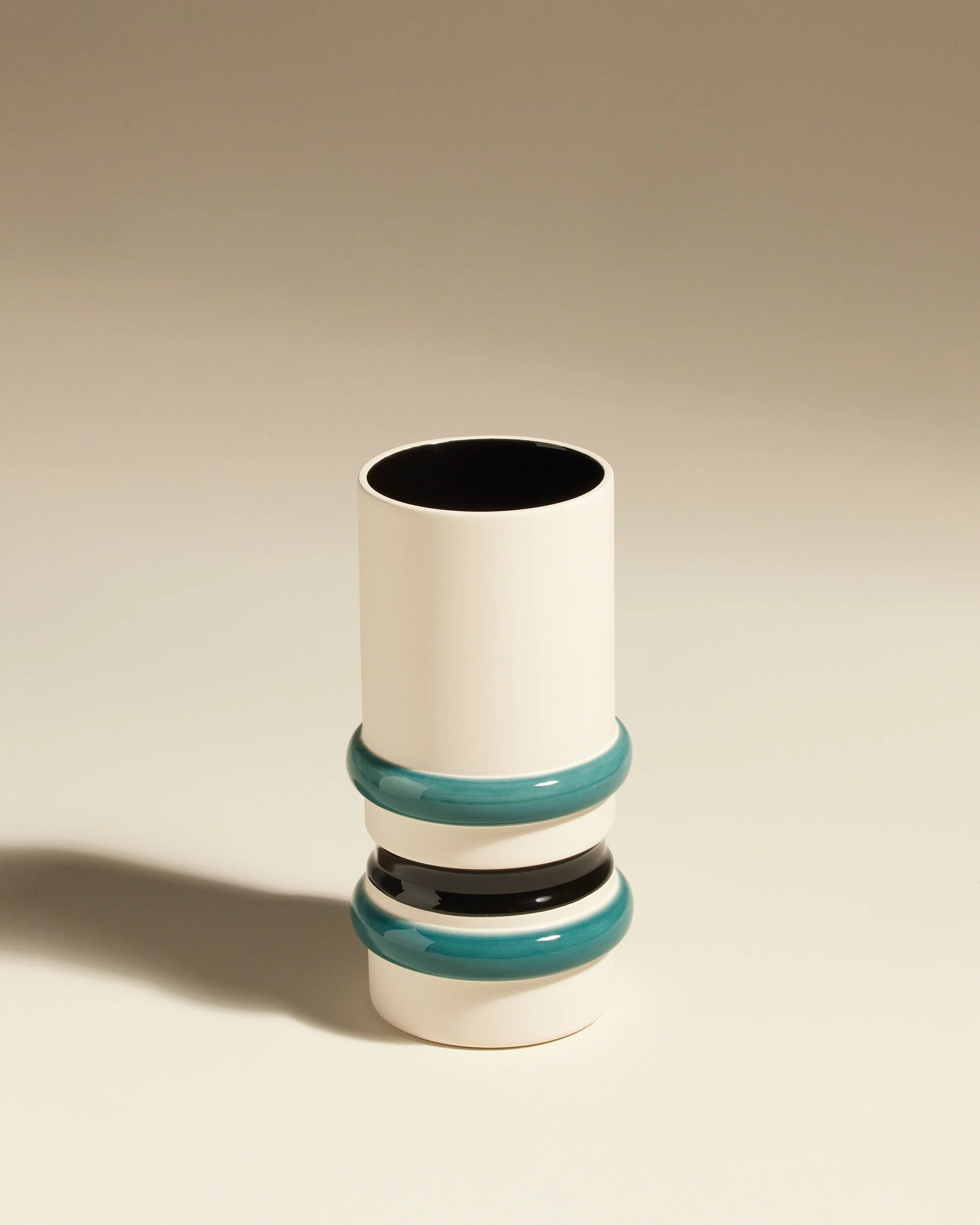 Vase Aquarius – Bleu Sarah & Noir