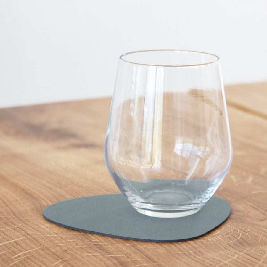 Sous verre en cuir recyclé