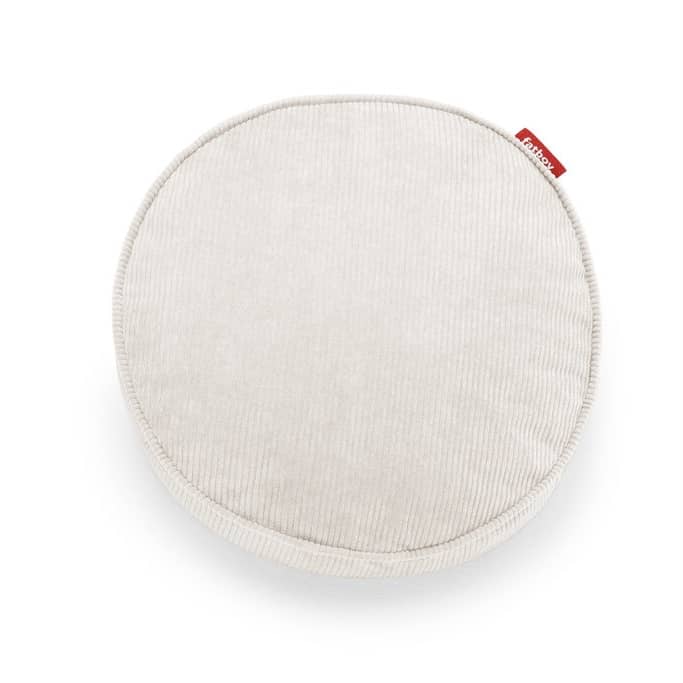 Coussin rond velours côtelé