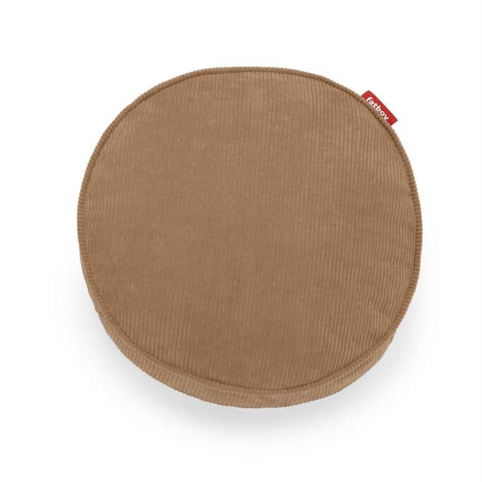 Coussin rond velours côtelé