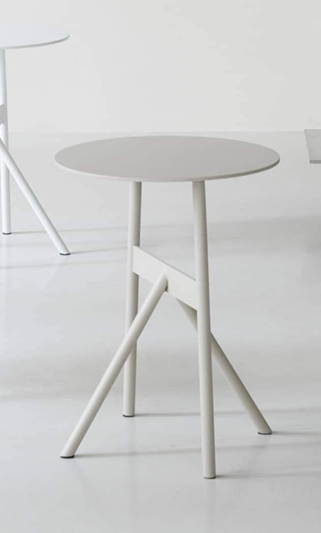 Stock table warm grey