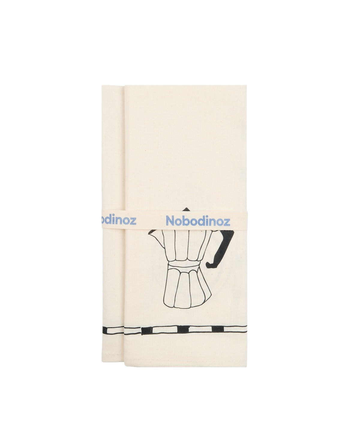 Set 2 serviettes de table black lunch