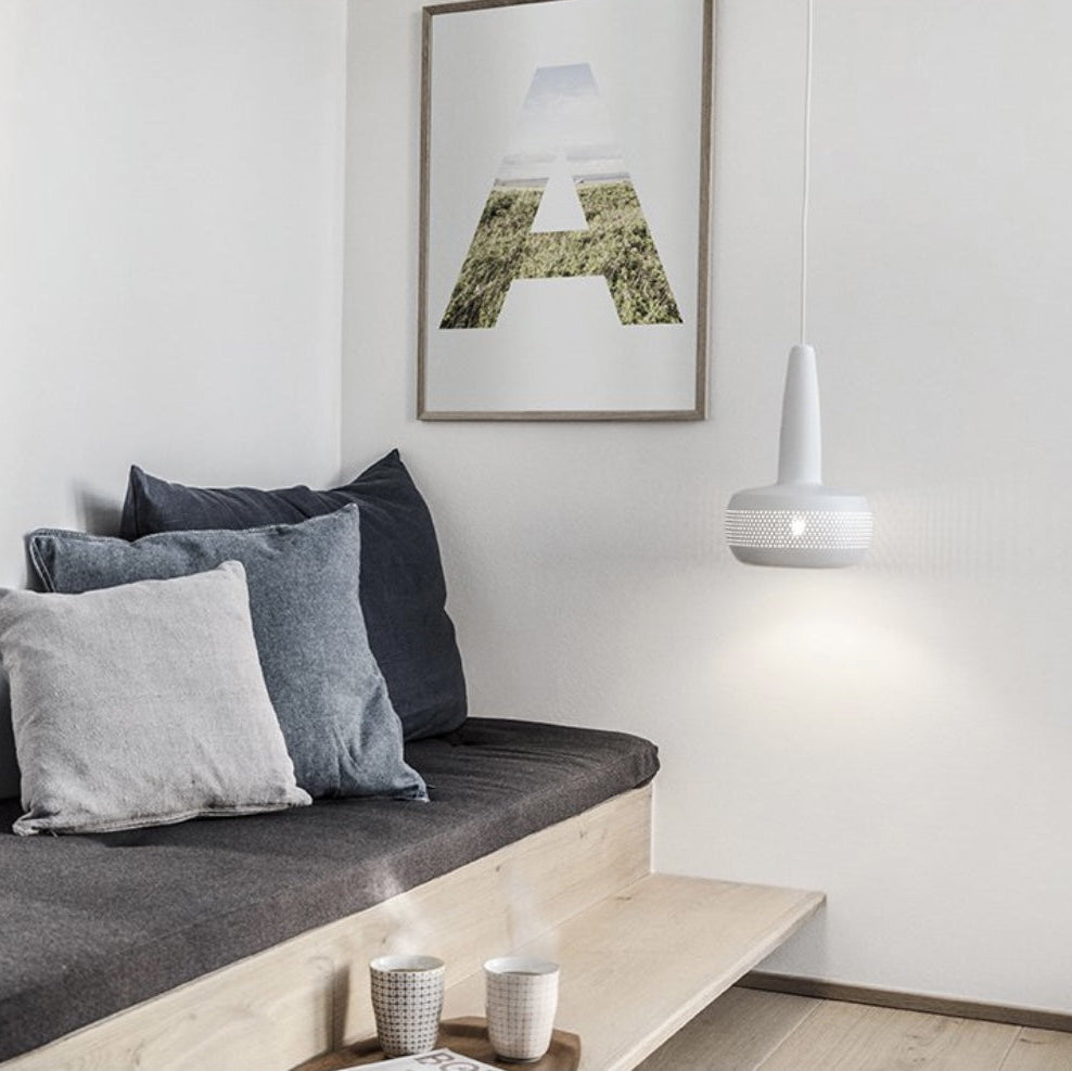 Abat-jour Clava blanc