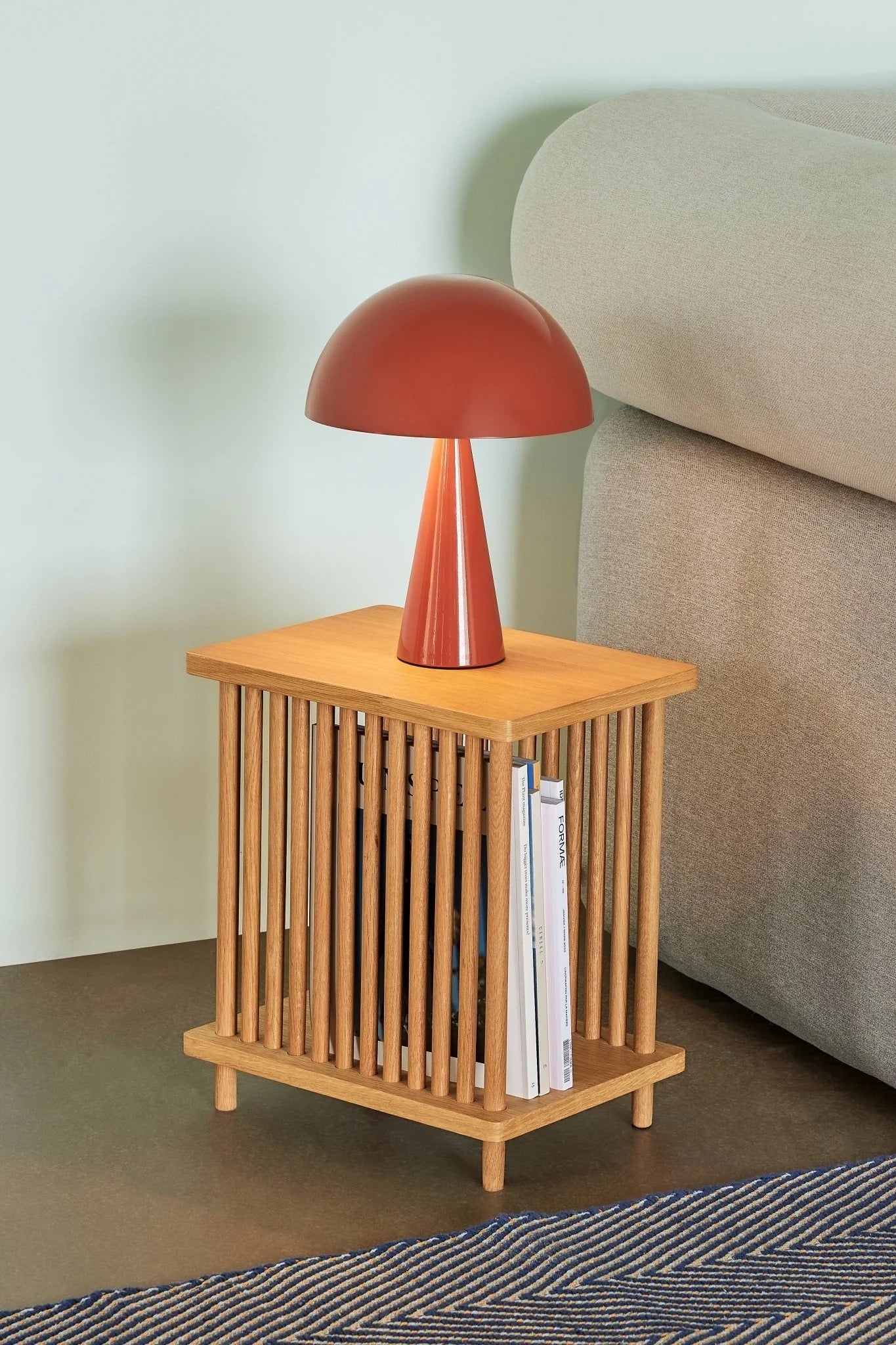 Table d'appoint en chêne naturel