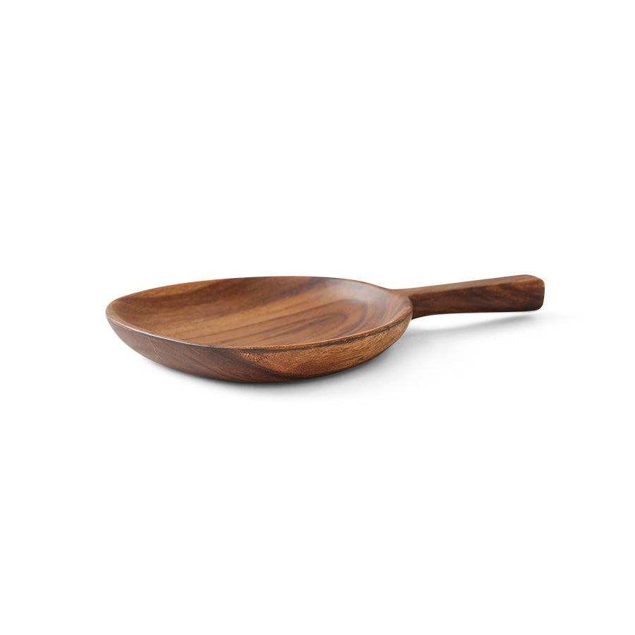 Plat à servir en acacia: PM