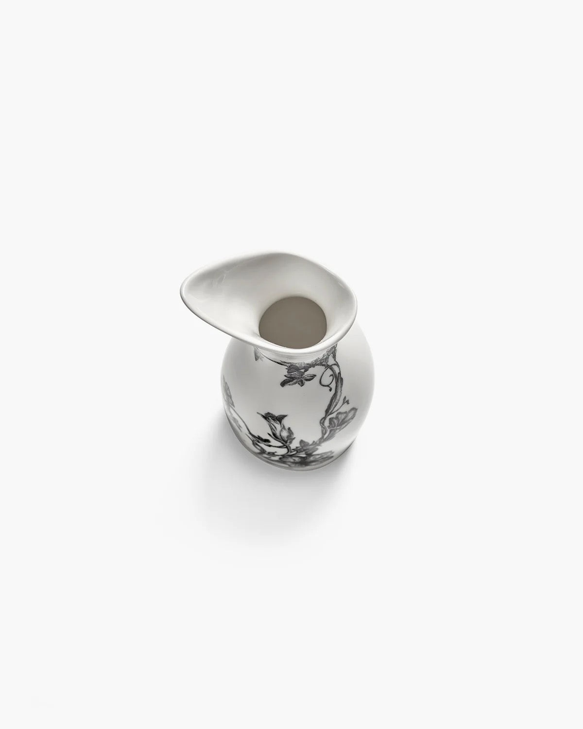 Jug Fairytale Flower White Black Unity