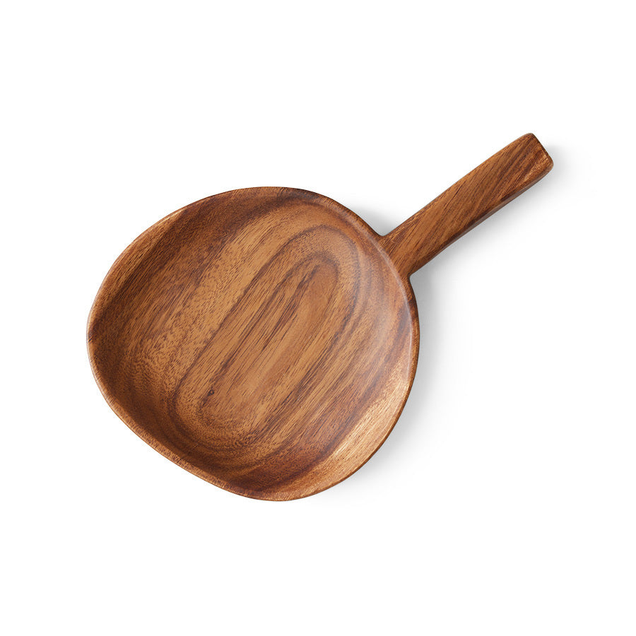 Plat à servir en acacia: PM