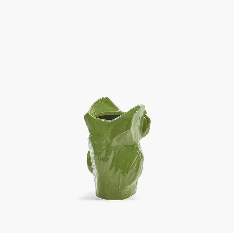 Owl Vase XS green "After Midnight"
