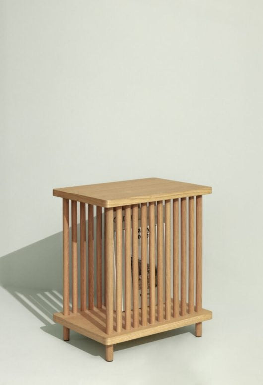 Table d'appoint en chêne naturel