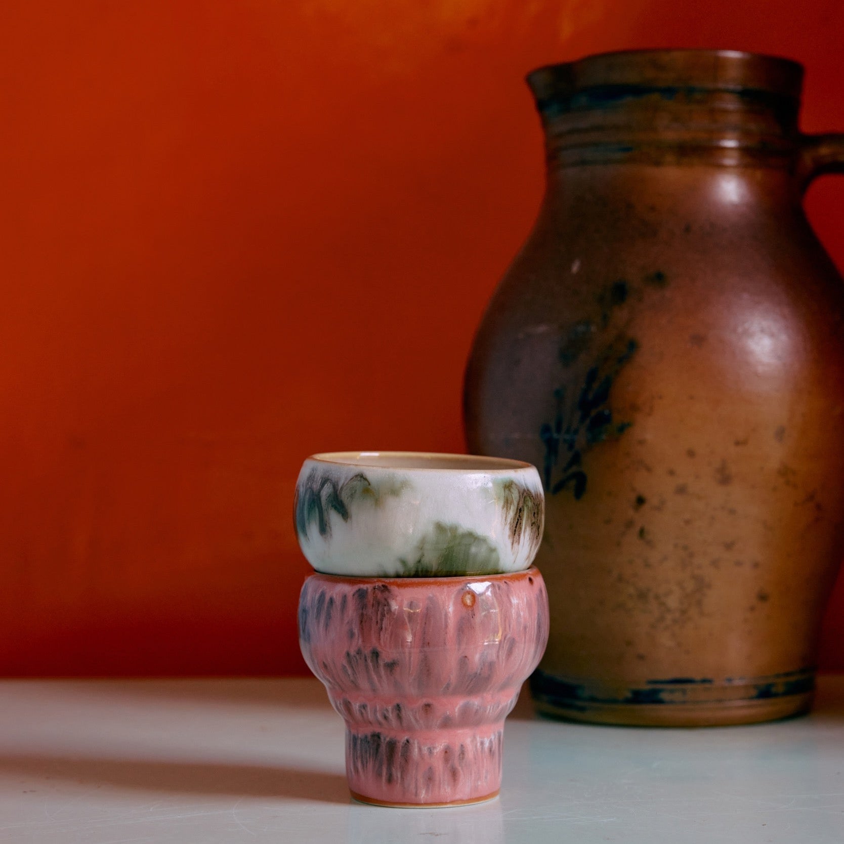 70s ceramics: lungo mugs
