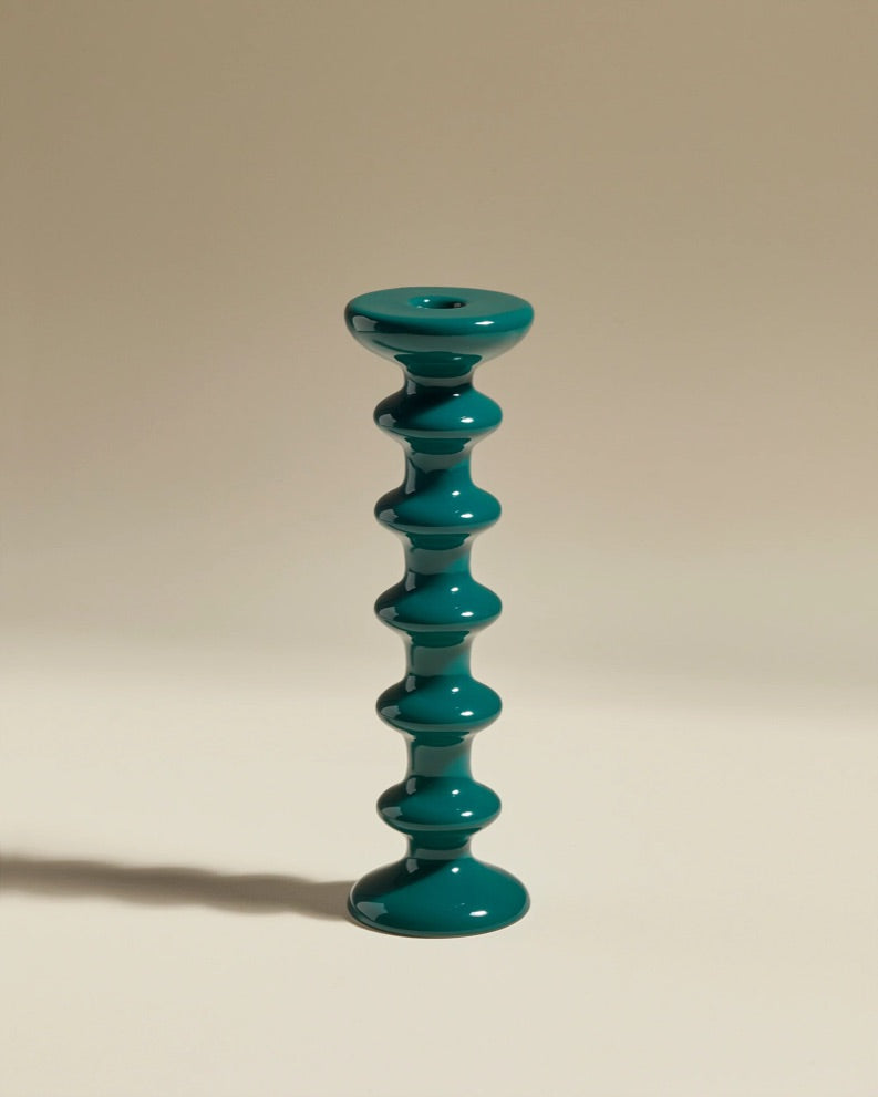 Bougeoir Slave Bleu Sarah – H30 cm