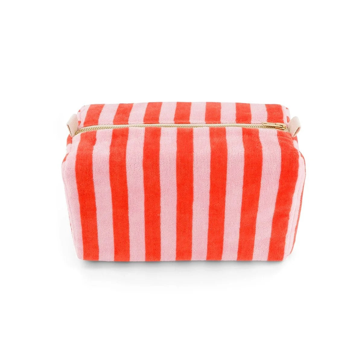Trousse de toilette Vic éponge Rayures Pink / Tomato