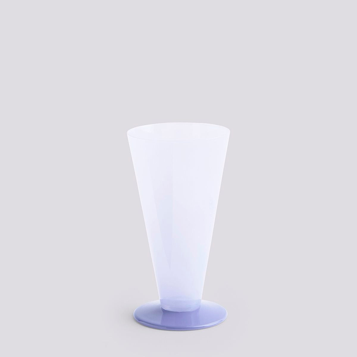 Vase Conical small bleu clair et bleu lavande