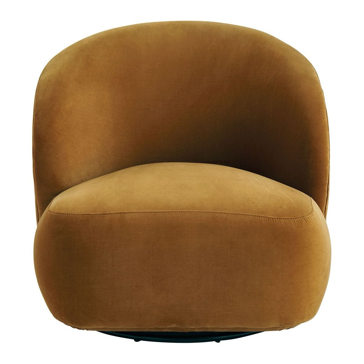 Fauteuil Lisette en velours - Safran