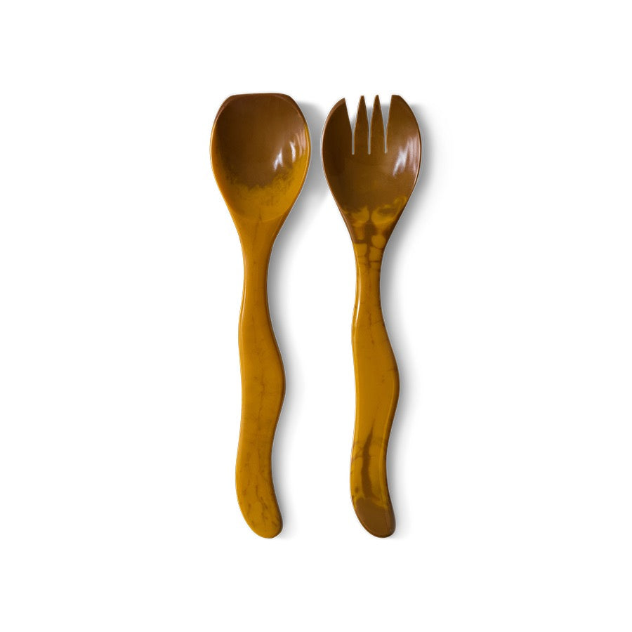 Couverts à salade – Ochre
